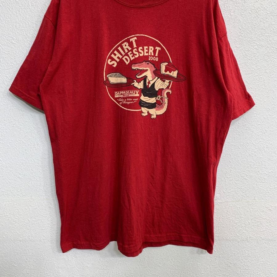 anvil 半袖 プリント Tシャツ XLサイズ アンビル レッド コットン 古着