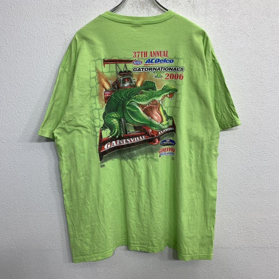 anvil 半袖 プリント Tシャツ XLサイズ アンビル ライムグリーン