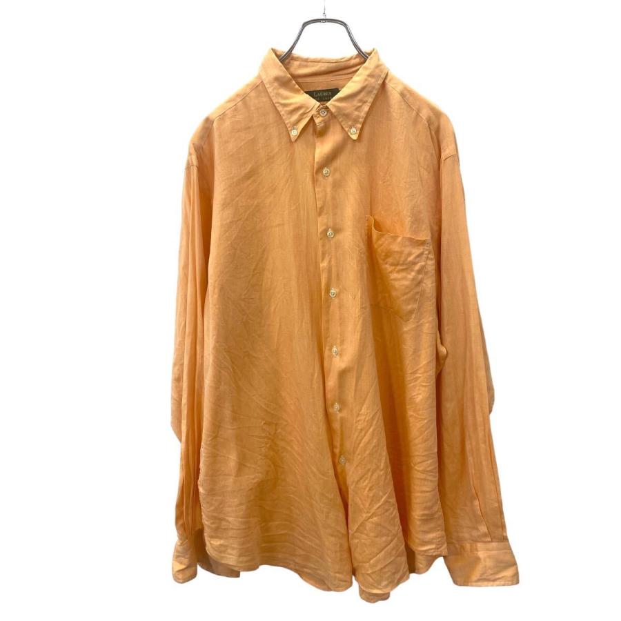 LAUREN RALPH 長袖 無地シャツ Lサイズ相当 ローレンラルフローレン