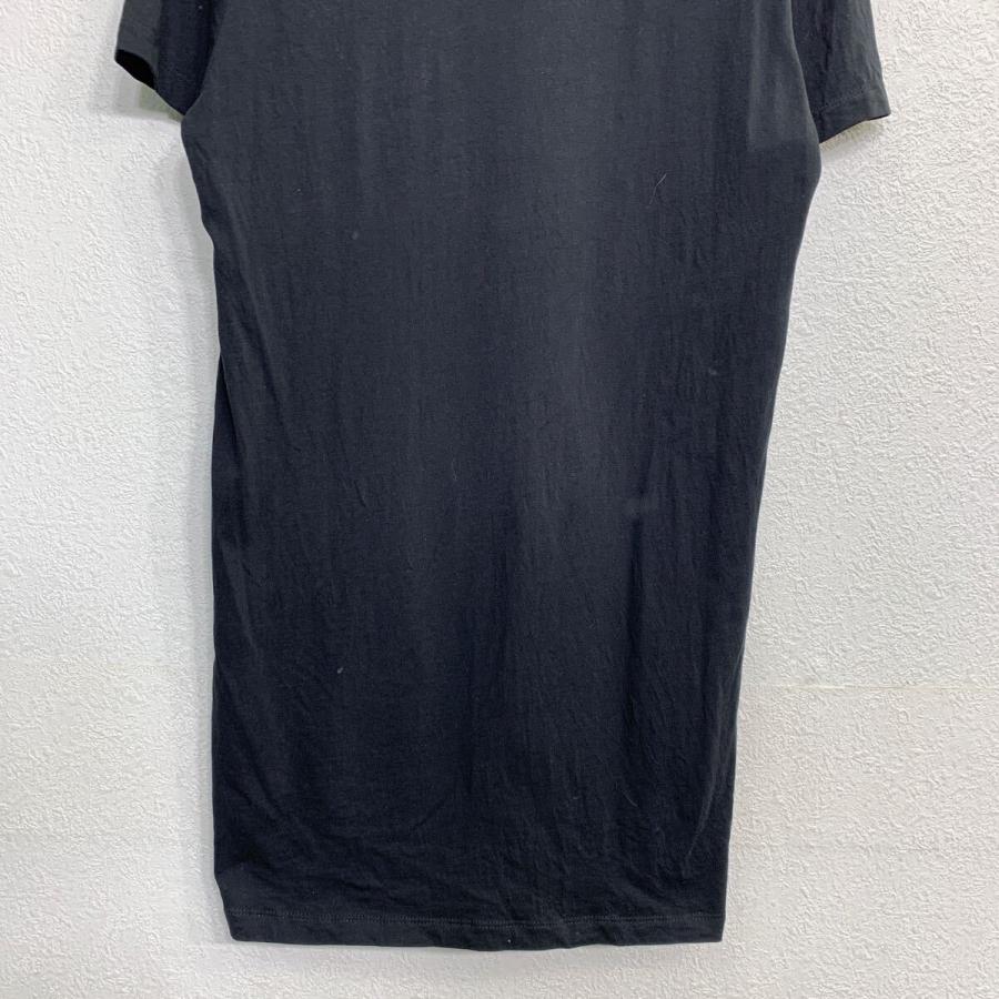 adidas 半袖 プリント TシャツXSサイズ レディース ロング丈 ブラック