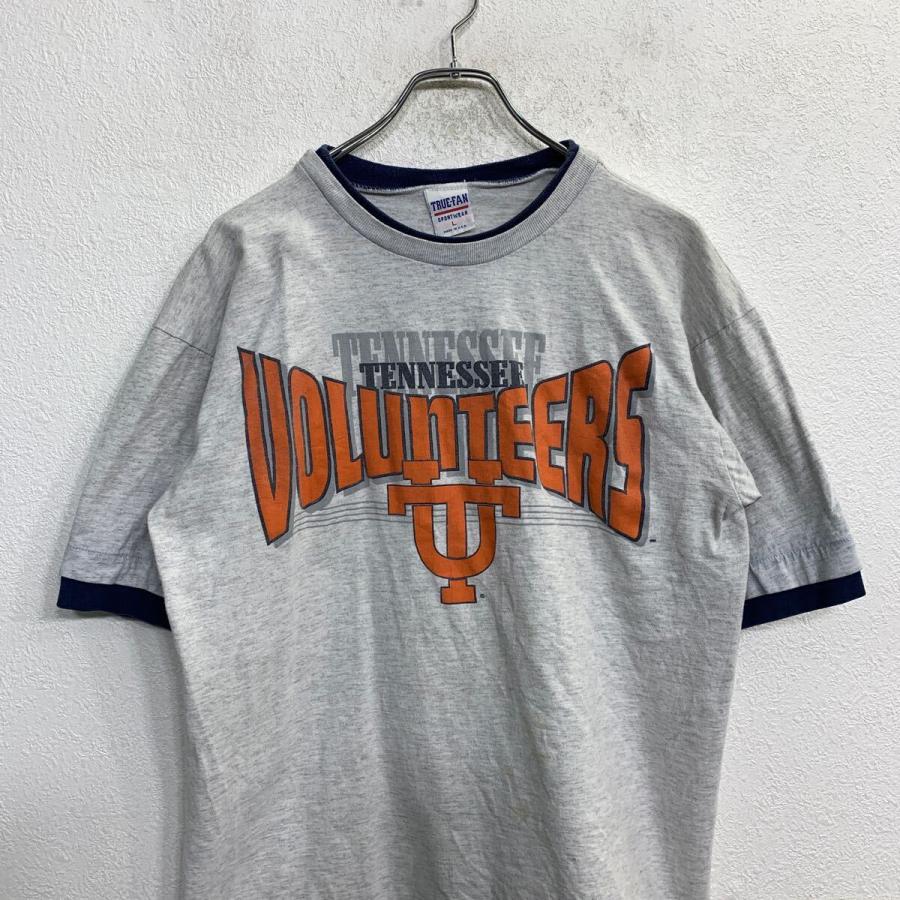 TRUE-FAN 半袖 プリント Tシャツ Lサイズ トゥルーファン リンガーT 