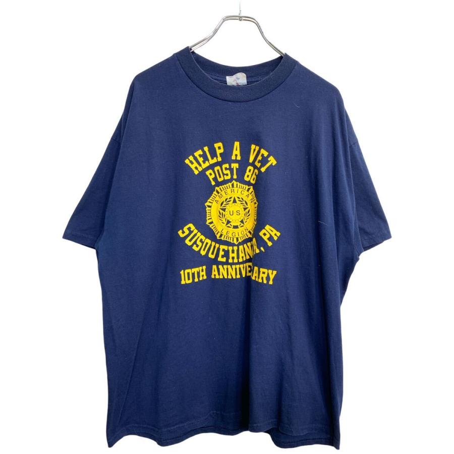 JERZEES 半袖 プリント Tシャツ XLサイズくらい ジャージーズ ネイビー