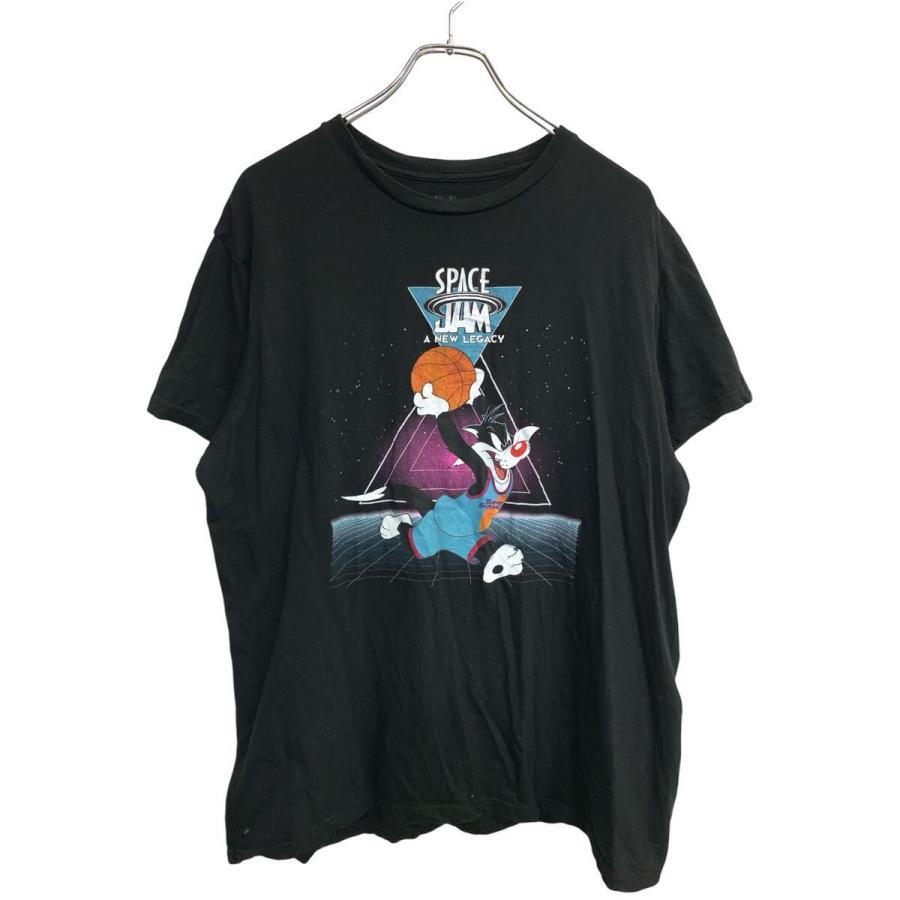 SPACE JAM 半袖 キャラクターTシャツ Lサイズ スペースジャム ブラック 