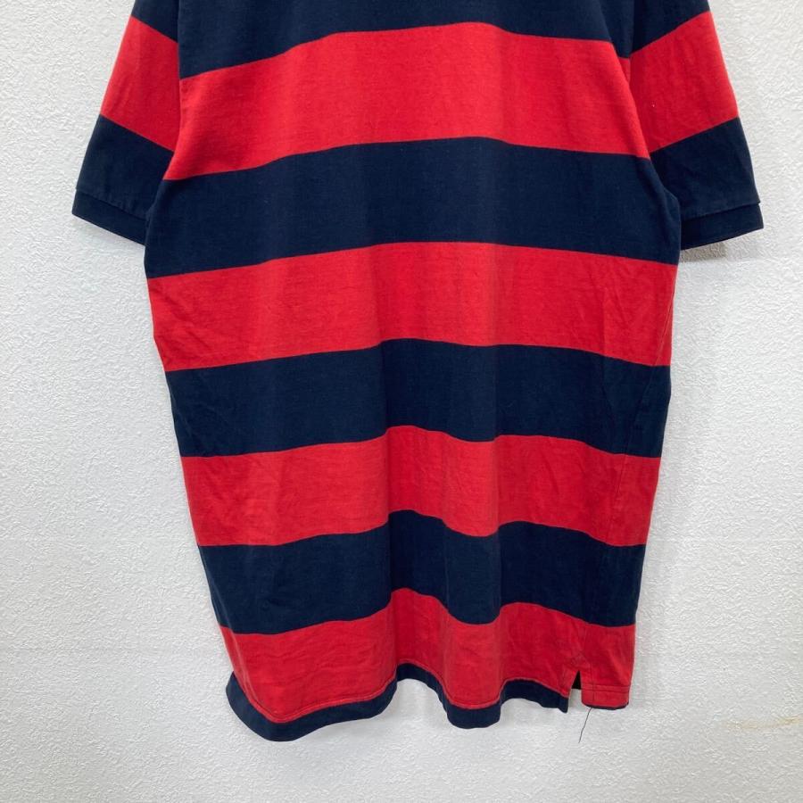 nautica 半袖 ポロシャツ XLサイズ ノーティカ ハーフボタン ボーダー 