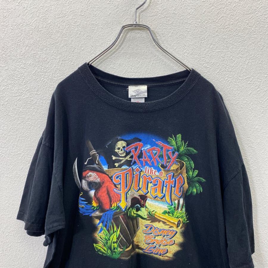 ☆ディズニー　クルーズライン　Tシャツ　ダイダイ　アメリカ　船☆ Disney cruise LINE 半袖 プリント Tシャツ ディズニークルーズライン