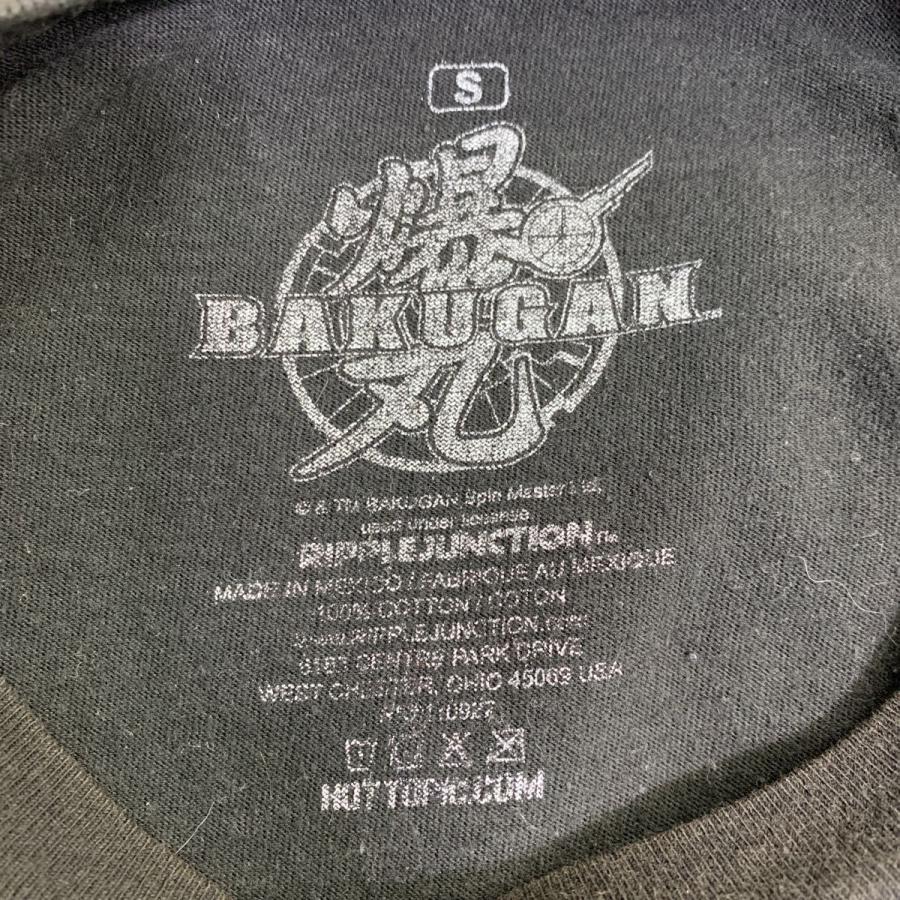 BAKUGAN 半袖 キャラクターTシャツ Sサイズ 爆丸 ブラック コットン