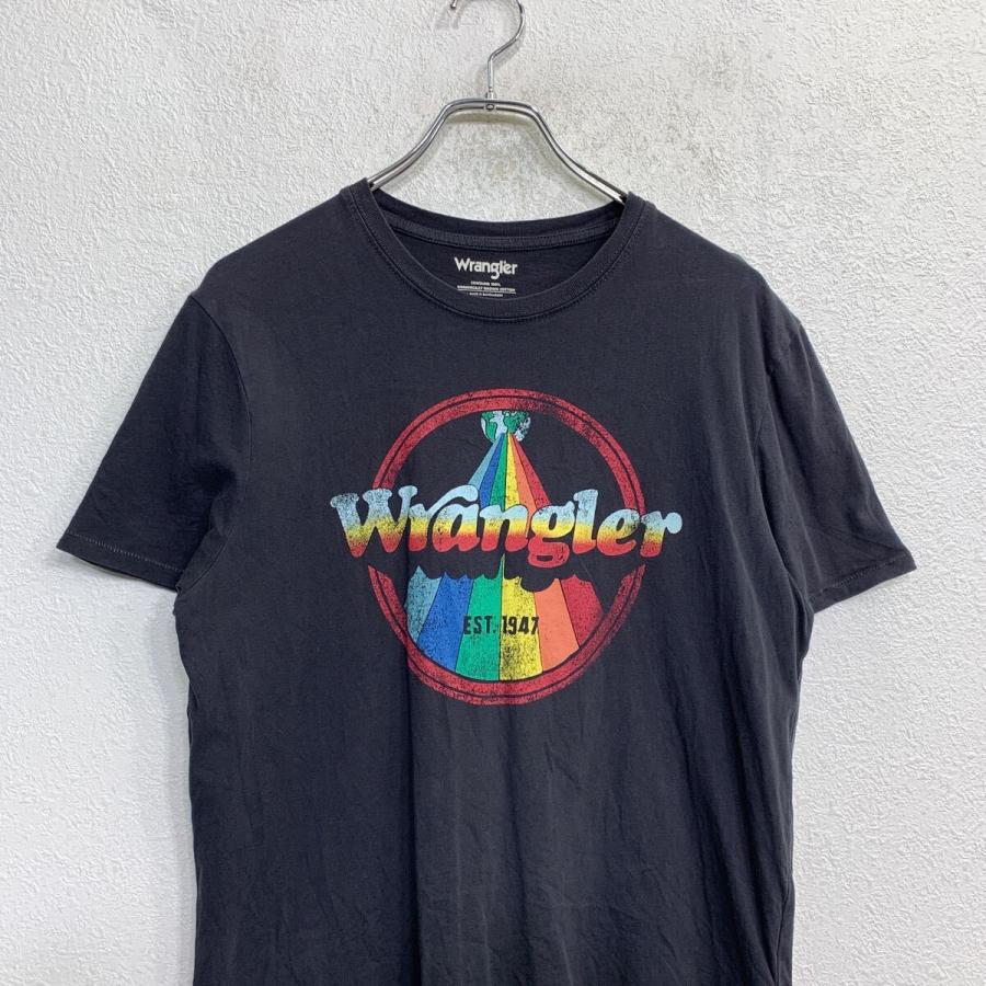 Wrangler 半袖 プリント Tシャツ Mサイズ ラングラー シングルステッチ 