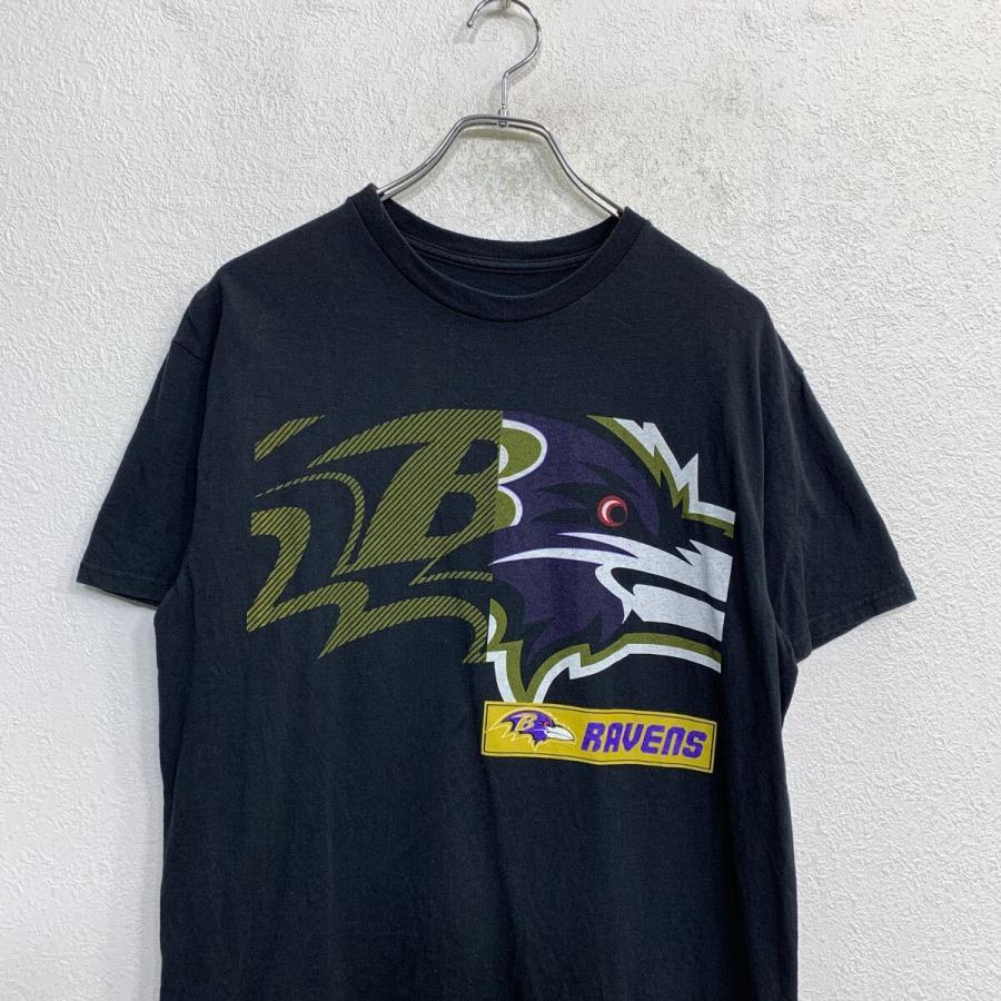 NFL 半袖 プリント Tシャツ Mサイズ エヌエフエル ブラック 古着卸