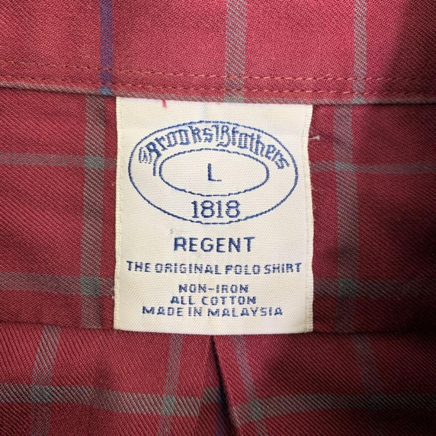 BROOKS BROTHERS 長袖チェックシャツ Lサイズ ブルックスブラザーズ