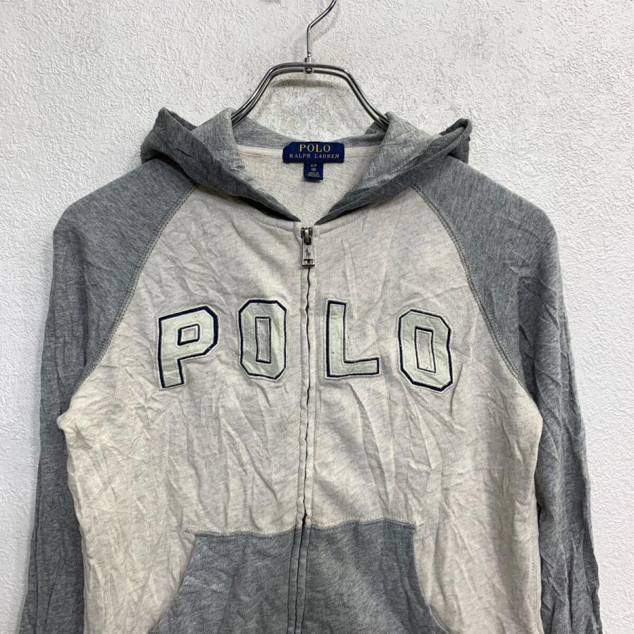極美品 ポロラルフローレン パーカー ジップアップ グレー レディース S相当 楽天市場】ポロ ラルフローレン レディース ジップアップ