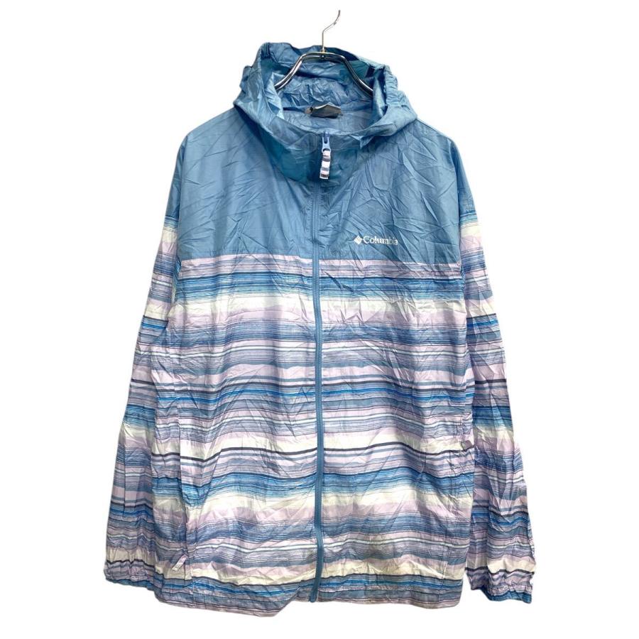 Columbia ナイロンジャケット Lサイズ コロンビア ブルー パープル  