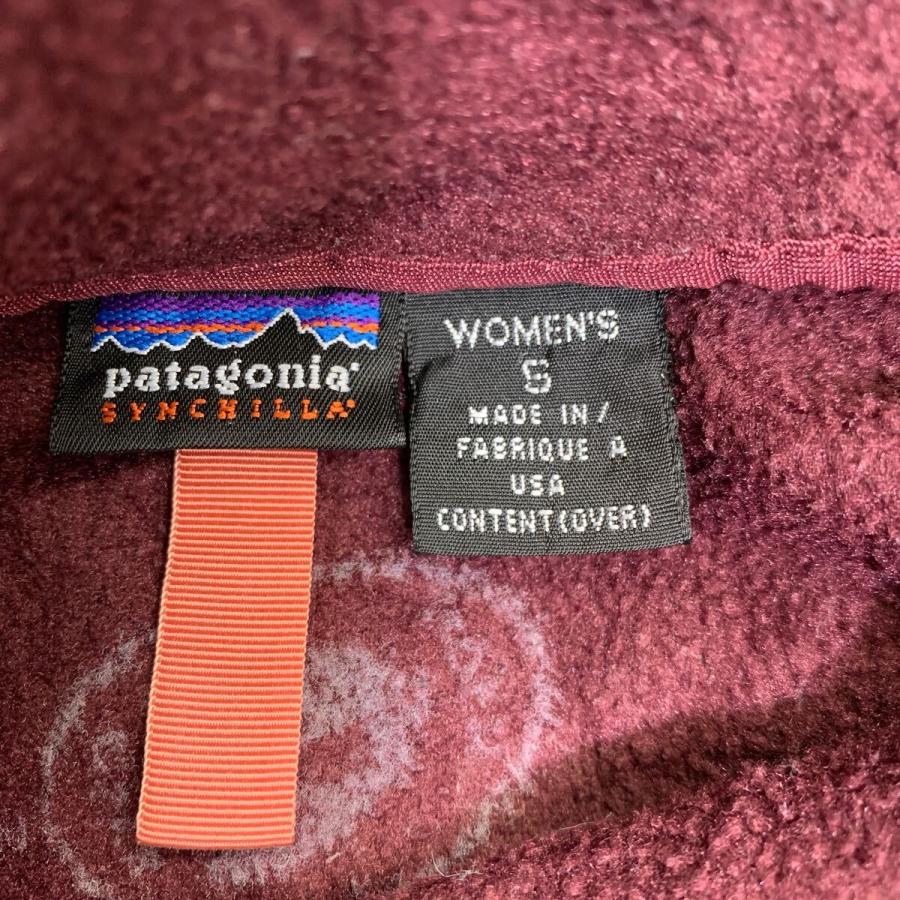 Patagonia フリースジャケット Sサイズ パタゴニア レディース ワイン