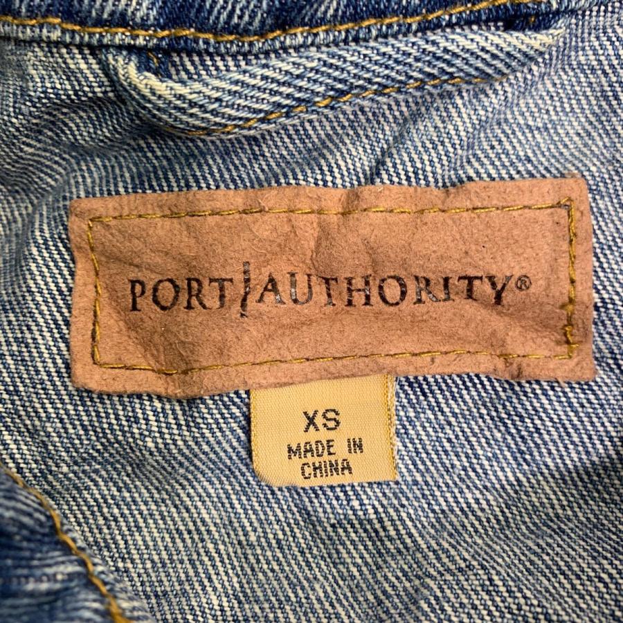 PORT AUTHORITY デニムジャケット XSサイズ ポートオーソリティ ブルー