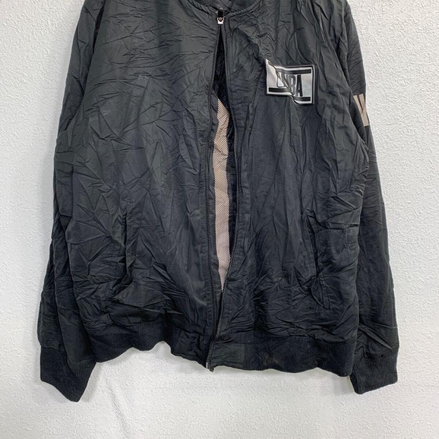 NBA ブルゾン ジャケット Lサイズ エヌビーエー ブラック 古着卸