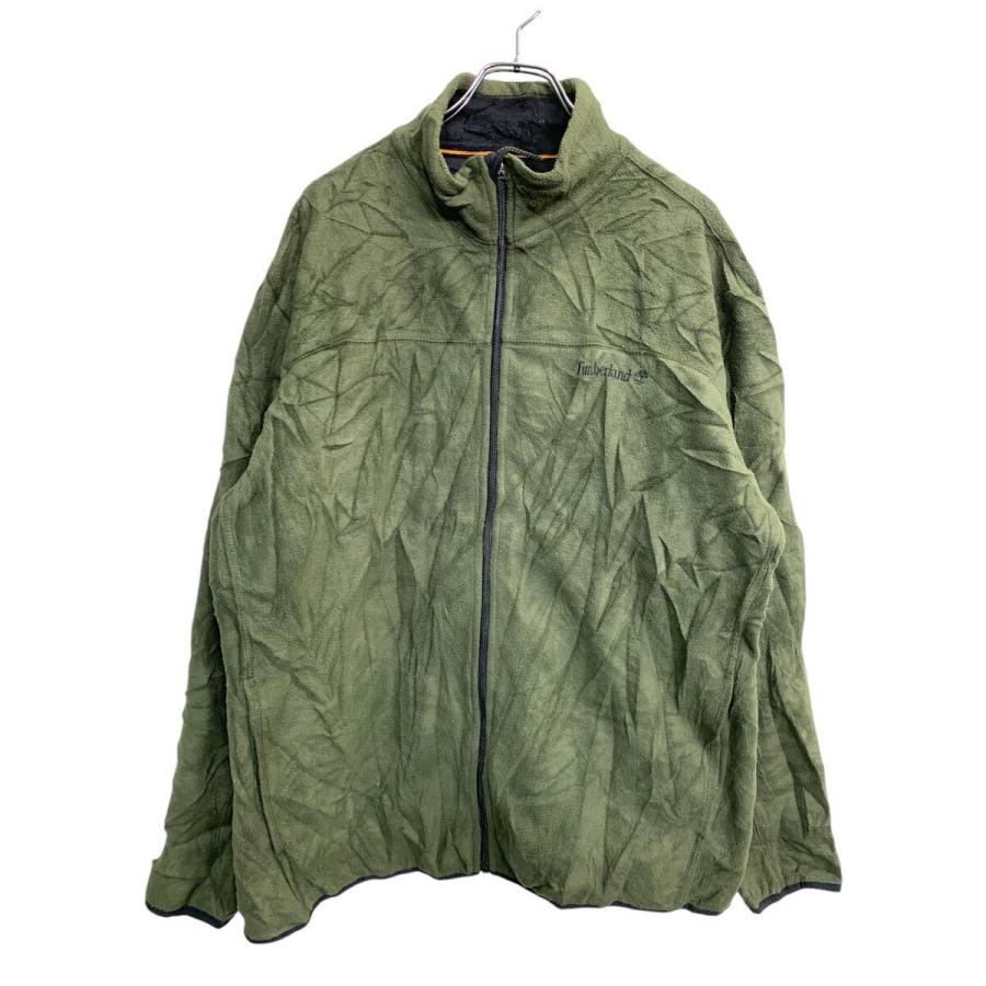 Timberland フリースジャケット XLサイズ ティンバーランド グリーン 