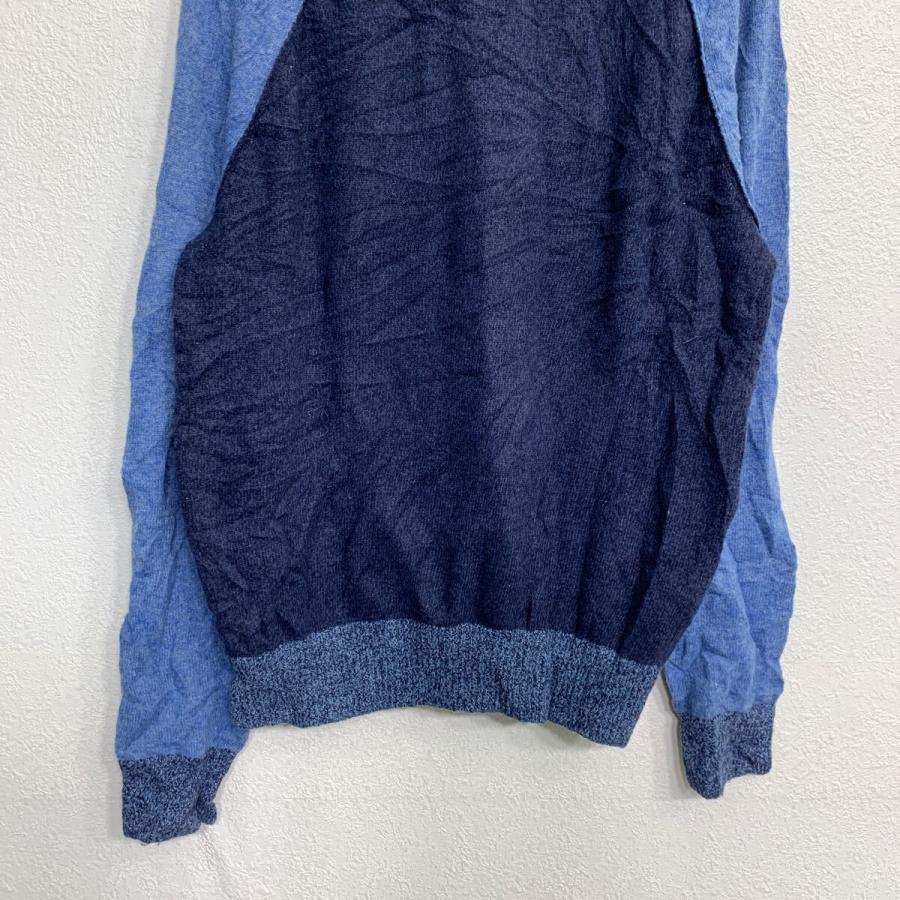 GAP アメリカ古着❗️women's Lニットセーター紺色ネイビー ギャップ GAP ウールニットセーター メンズXL 古着 柄 ネイビー 紺