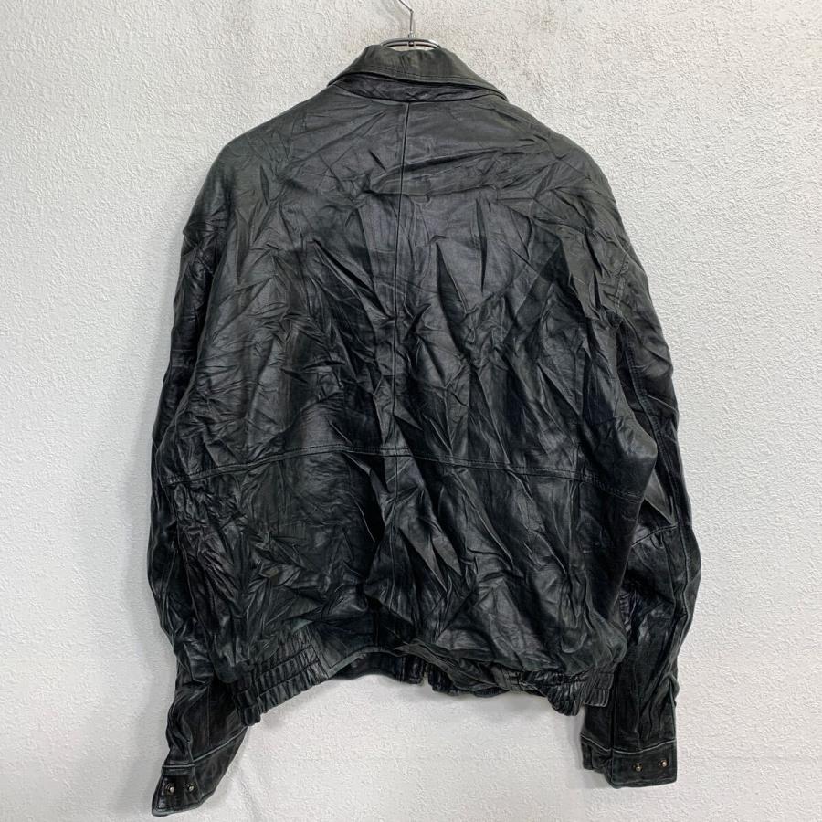 珍品‼︎ London Fog レザーブルゾン 製 古着 ロンドンフォグ LONDON FOG 中綿入り スイングトップタイプ