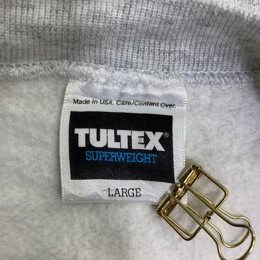 TULTEX スウェット トレーナー Lサイズ タルテックス グレー 刺繍 USA