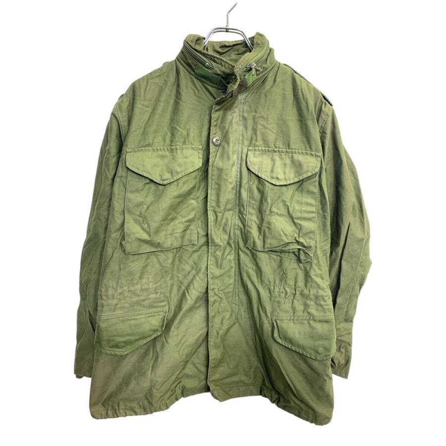 オリーブグリーン ミリタリージャケット L.G.B. オリーブ フード付き