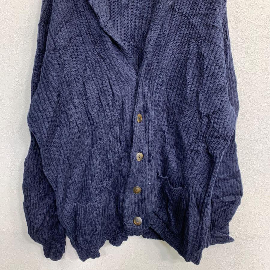 NAUTICA ニット カーディガン Lサイズ ノーティカ ネイビー コットン 