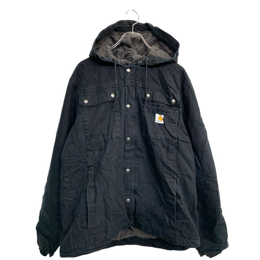 Carhartt ワークジャケット XLサイズ カーハート 裏ボア ダック フード 