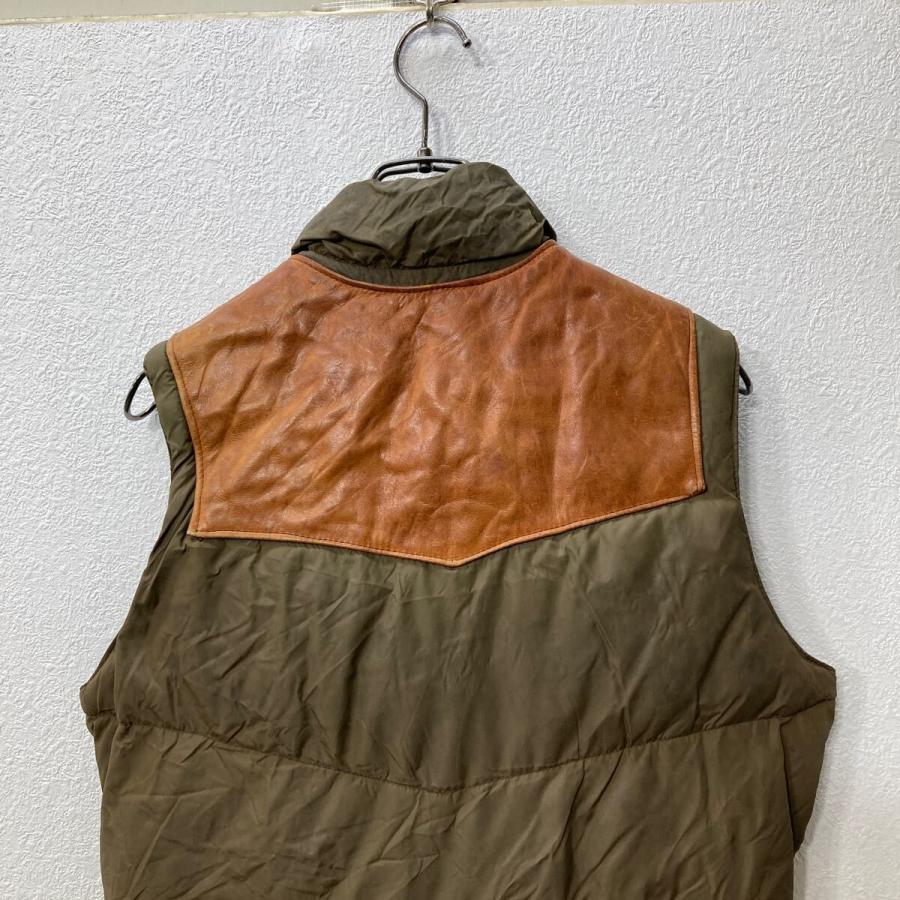 Schott ダウンベスト Sサイズ サイズ表記36 ショット レザー TALON