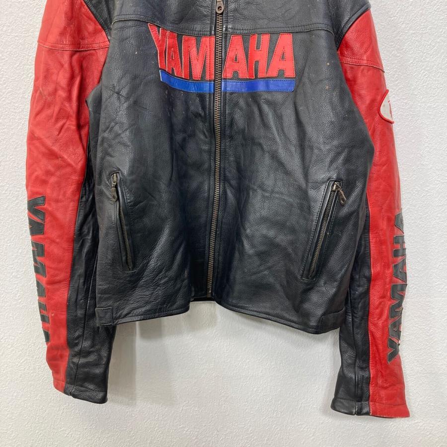 MDK RACING TEAM レザージャケット サイズXXL YAMAHA ワッペン付き