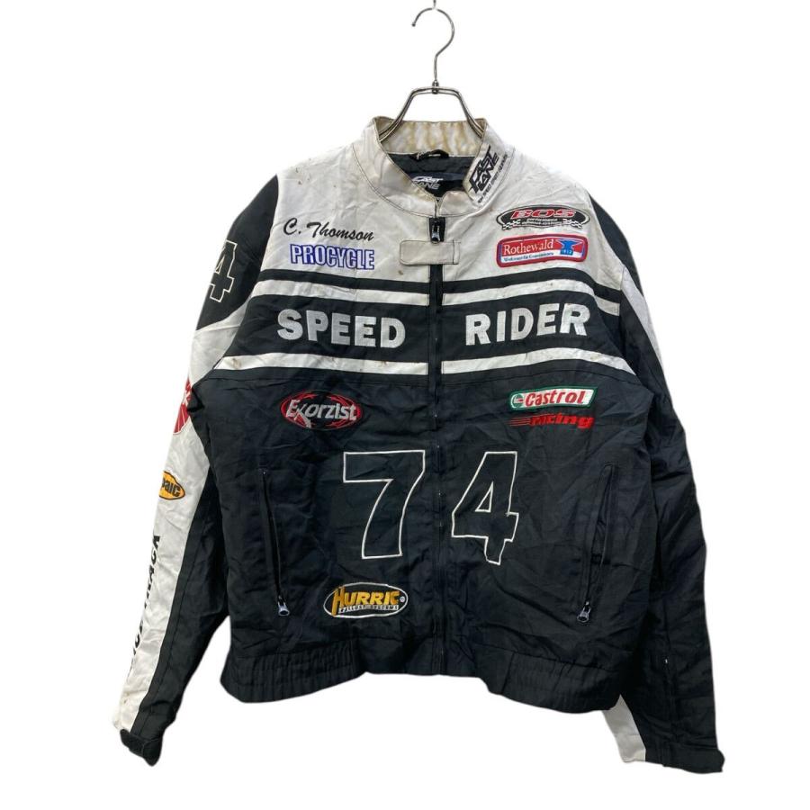 FAST LANE ナイロンレーシングジャケット XLサイズ位 表記サイズXL