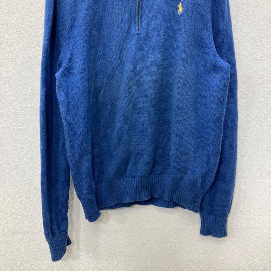 Polo Ralph Lauren ハーフジップコットンニット Lサイズ位 表記サイズL