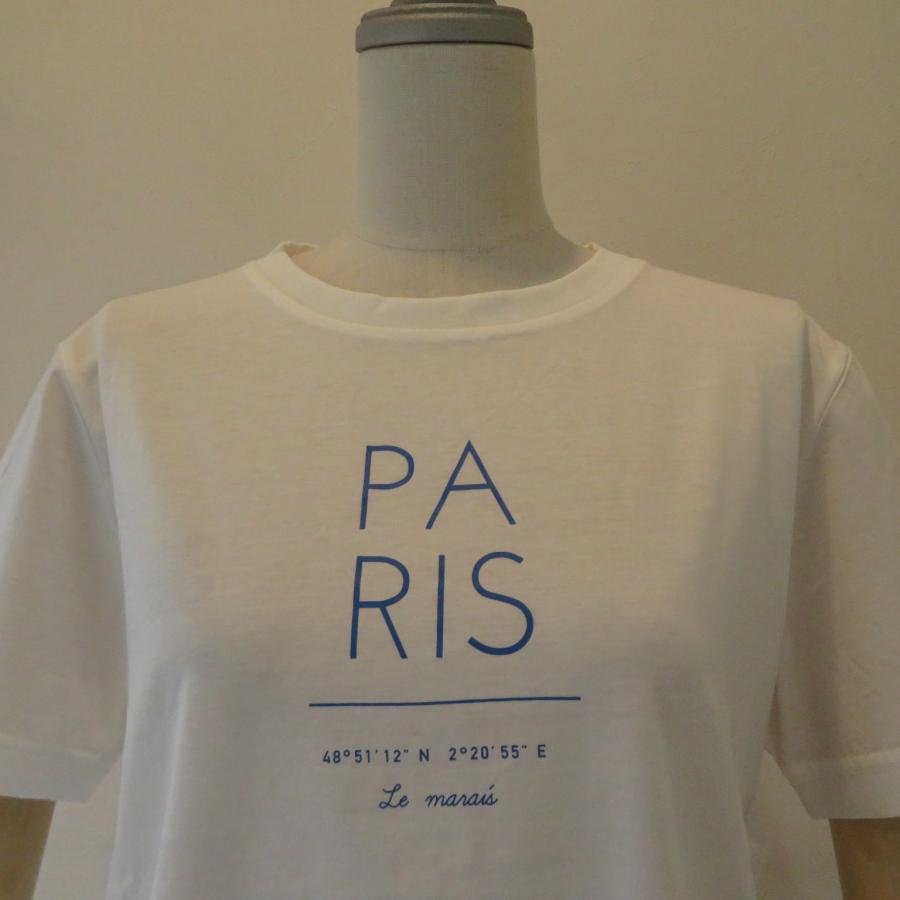 シルケット天竺ロゴ（PARIS）Tシャツ（ディセット）｜voyage1996｜02