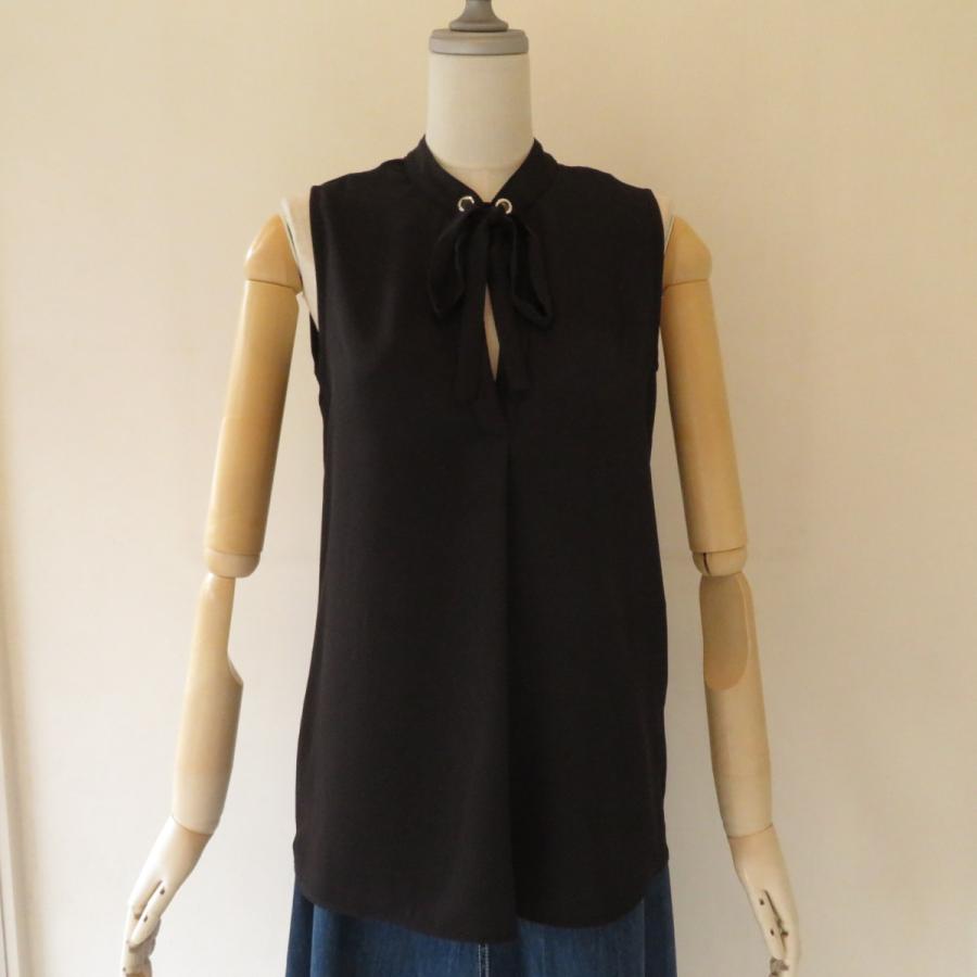 全日本送料無料 リボン付バンドカラーブラウス フライガール 驚きの安さ Www Esiba Tg