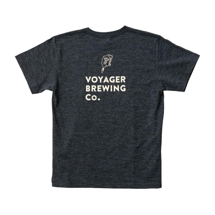 オリジナル T-シャツ ヘザーブラック クラフトビール 地ビール ボイジャーブルーイング |  | 01