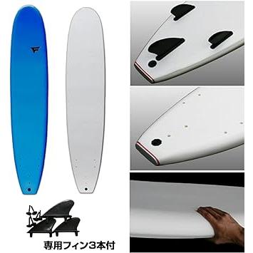 [大特価] FROW フロウ ソフトボード サーフボード ロングボード 90 青 SOFT フィン付 サーフィン 【ZY6987036755】(25425円)