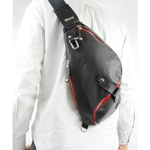 2026年 森野帆布 x SEAL 防水 ワンショルダー spiral 防汚 ボディバッグ メンズ アウトドア 海上自衛隊 採用帆布(レッド) 【T1790056635】(11340円)