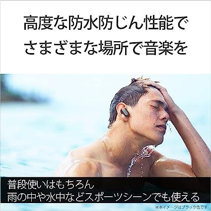 ソニー 完全ワイヤレスイヤホン WF-SP900 : Bluetooth対応 左右分離型 防水仕様 4GBメモリ内蔵 2018年モデル / 