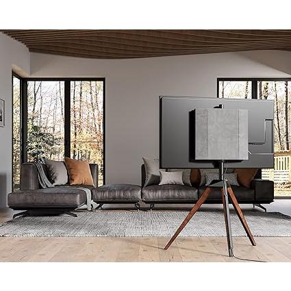 FITUEYES DESIGN 三脚テレビスタンド 32 40 45 50 55 60インチ対応 テレビスタンド 天然木 組み立て簡単 イーゼル風 FITUEYES DESIGN 三脚テレビスタンド 60インチ対応 テレビスタンド 天然木 組み立て簡単 イーゼル風
