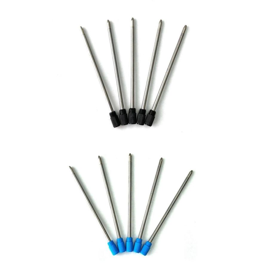 替え芯 ハーバリウムボールペン ペン 専用 ブラック5本 ブルー5本 計10本セット (A01186-5 A01187-5)