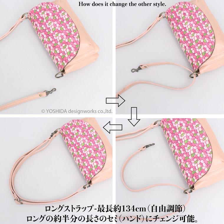 スマホショルダー ポーチ ポシェット 2way 日本製 本革 薄型 軽い 軽量 レディース 大容量 お財布 付き 斜め掛け 横型 VREASON ブレアゾン ヴレアソン | VREASON | 10