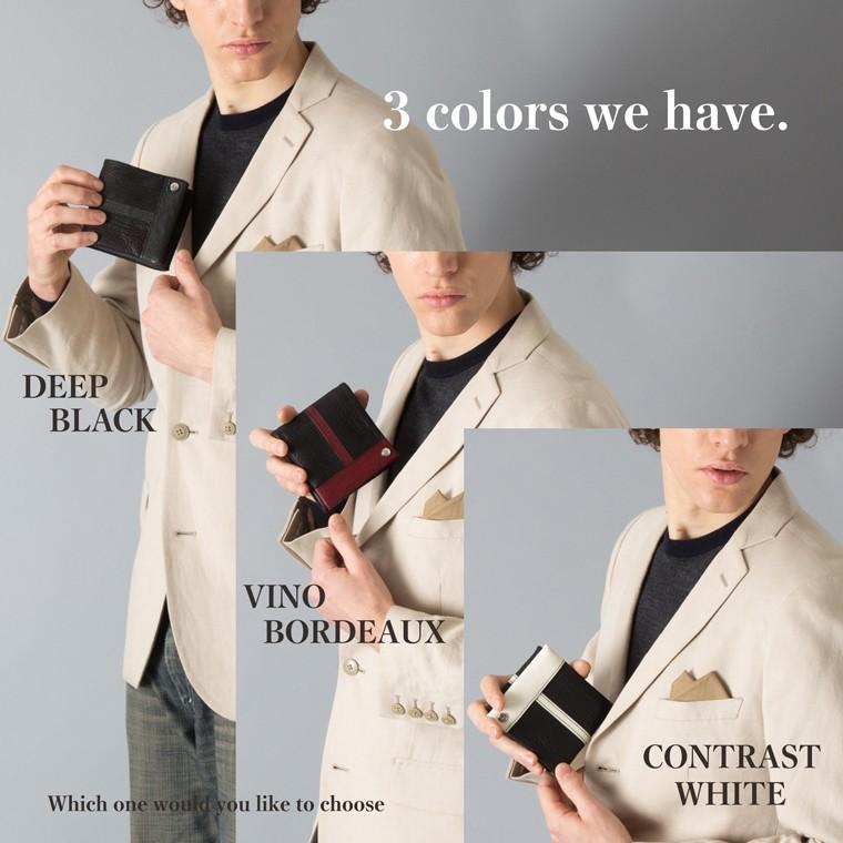 折り財布 二つ折り 財布 サイフ メンズ 日本製 本革 シャークレザー 紳士 サメ 革 VREASON ヴレアゾン ブレアゾン | VREASON | 06