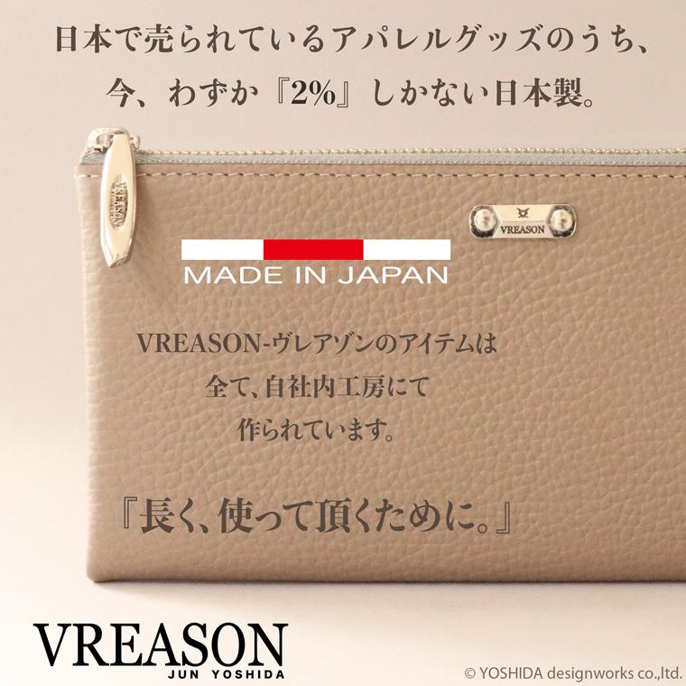 L字ファスナー  財布 コンパクト レディース 長財布 お財布 本革 薄い 軽量 本革 使いやすい 日本製 VREASON｜vreason｜16