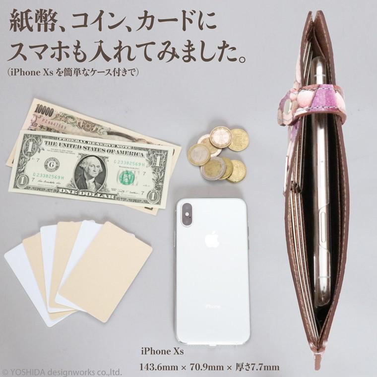 財布 レディース 長財布 日本製 本革 コンパクト ジュエル レザー 革 カード 使いやすい VREASON | VREASON | 17