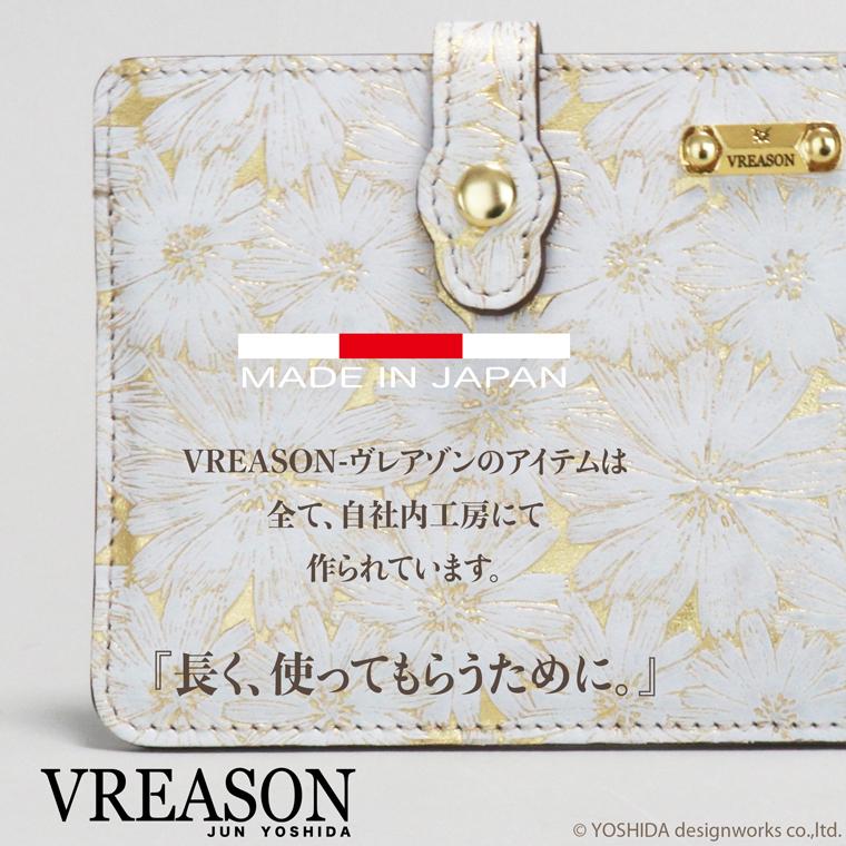 長財布 薄い 薄型 軽い レディース 財布 日本製 本革 デイジー レザー 革 カード 沢山はいる VREASON｜vreason｜14