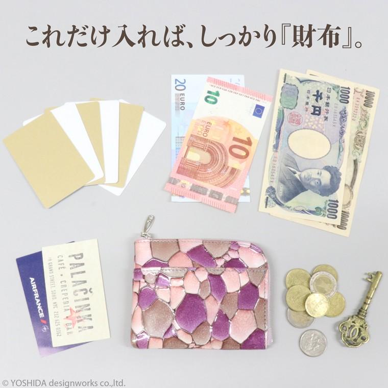 【 L字ファスナー ショート 折り財布 】 二つ 折財布 財布 サイフ 日本製 本革 レザ ー ピエドラ レザー レディース ミニ コンパクト 軽い 薄い 軽量 VREASON | VREASON | 11