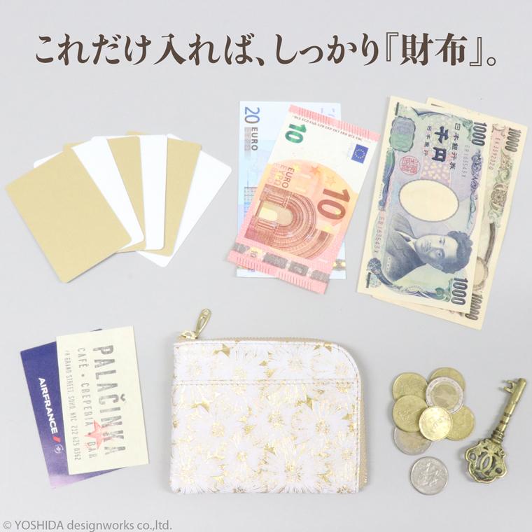 L字ファスナー  財布 コンパクト レディース 二つ折り 本革 ミニ お財布 小さめ 軽い VREASON | VREASON | 11