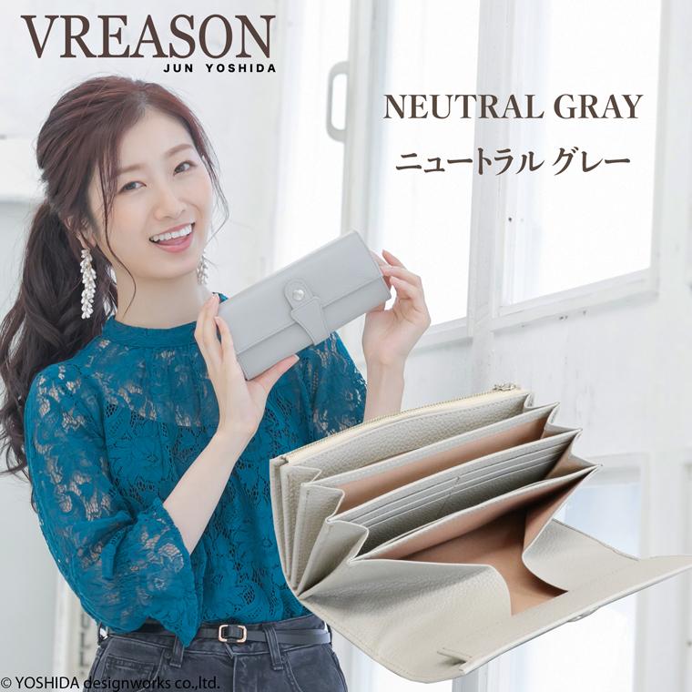 VREASON 財布 レディース 長財布 かぶせ コインスルー 日本製 本 VREASON 財布 レディース 長財布 かぶせ コインスルー 日本製 本