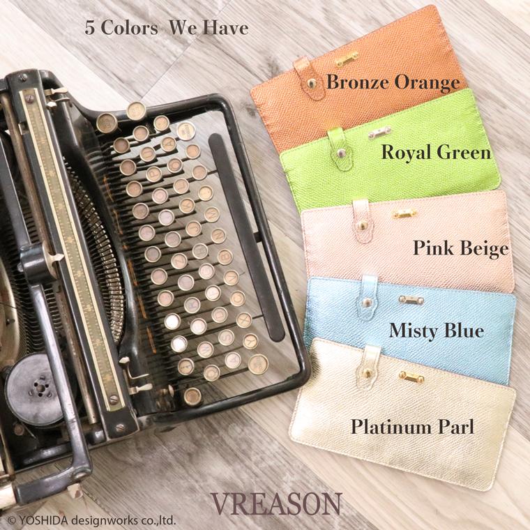 【 スマート オープン 長財布 】 レディース 財布 日本製 本革 リアーノ メタリック レザー 革 カード 使いやすい VREASON ヴレアゾン 軽い 薄い 薄型 スリム | VREASON | 11