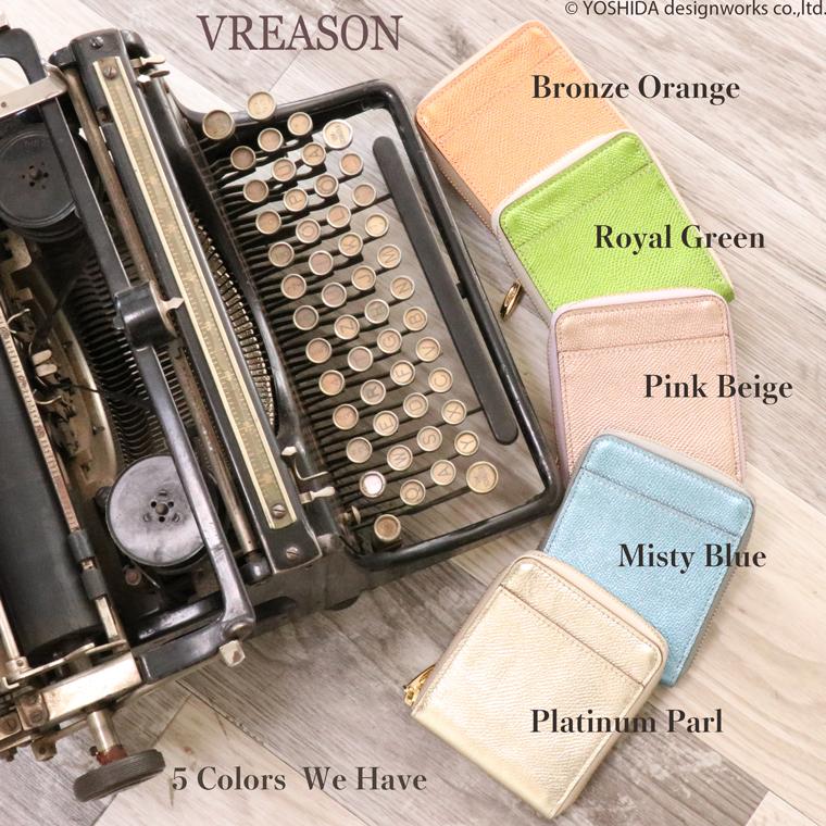 【 ラウンド ギャルソン 折り財布 】 レディース サイフ 二つ折り 財布 ミニ 日本製 本革 リアーノ レザー 牛革 革 コンパクト 便利な VREASON ヴレアゾン | VREASON | 10