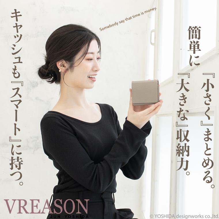 【 スマート 折り財布 】 レディース 折り財布 サイフ 二つ折り 財布 ミニ 日本製 本革 ジョバンニ レザー 小さい 小さな 牛革 革 皮 VREASON ヴレアゾン | VREASON | 11