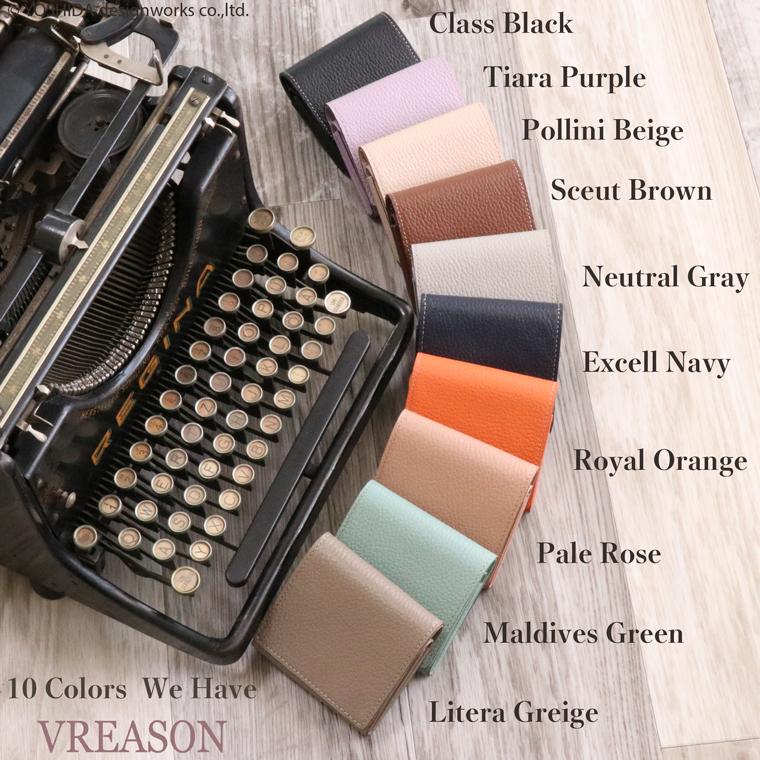 【 スマート 折り財布 】 レディース 折り財布 サイフ 二つ折り 財布 ミニ 日本製 本革 ジョバンニ レザー 小さい 小さな 牛革 革 皮 VREASON ヴレアゾン | VREASON | 14