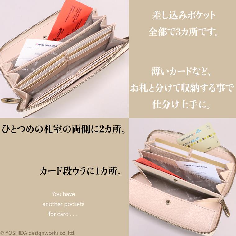 【 ラウンド ギャルソン 長財布 】 財布 ファスナー サイフ 日本製 国産 本革 レザー クロコダイル クロコ ワニ レザー 型押し レディース VREASON ヴレアゾン | VREASON | 14